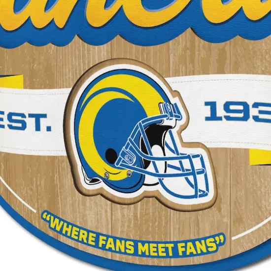 NFL Fan Cave Sign Los Angeles Rams {5}