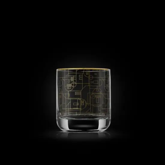 JoyJolt&reg; 10oz. Star Wars&trade; Deco Double Old Fashion Drinking Glasses, 4ct. {3}