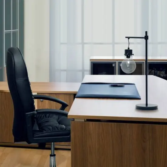 Lalia Home 24" Black Matte 1 Light Beacon TableLamp with Clear Glass Shade {6}