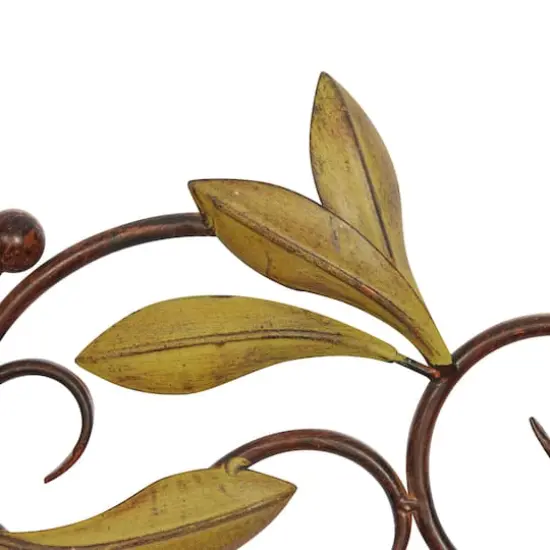 31" Green Metal Traditional Floral Wall D&eacute;cor {5}