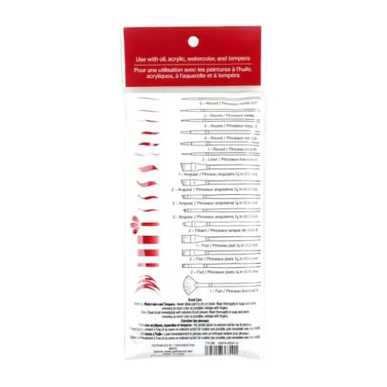 Multi-Purpose 30 Piece Synthetic Brush Set by Craft Smart&reg; {5}