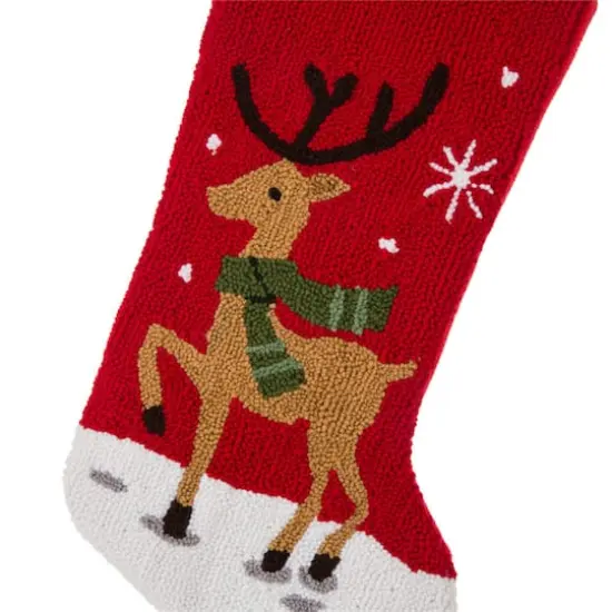 Glitzhome&reg; 20" Red Reindeer Stockings, 2ct. {5}