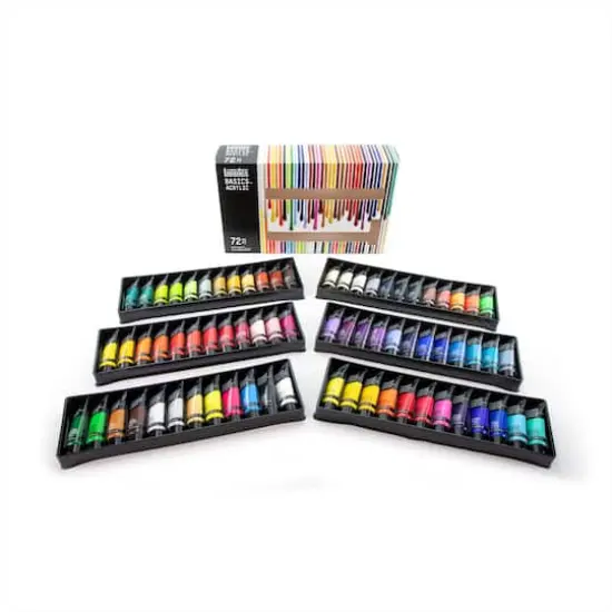 Liquitex&reg; Basics&trade; 72 Color Acrylic Paint Set {1}