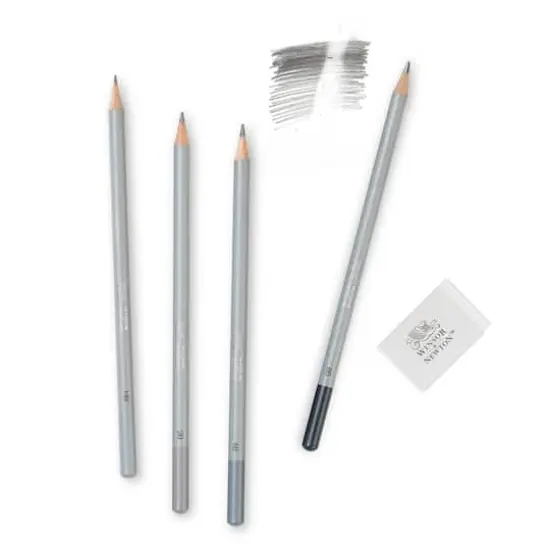 Winsor & Newton&trade; Studio Collection&trade; Graphite Pencil Set & Eraser {5}