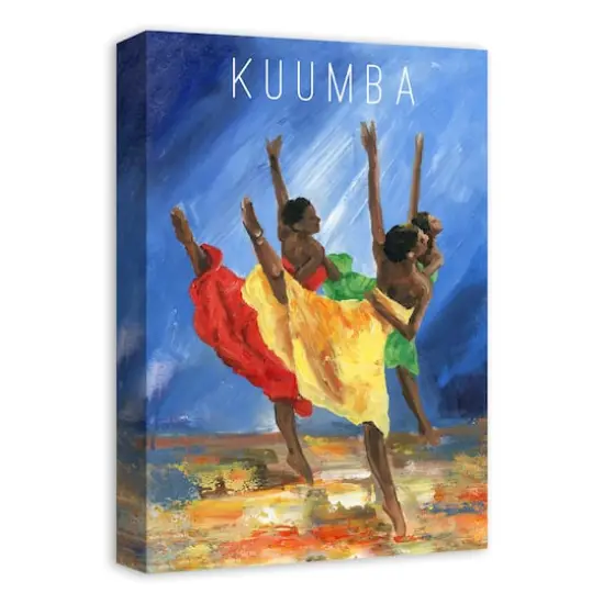 Kuumba Painting Kwanzaa Dance Canvas Wall Art {3}