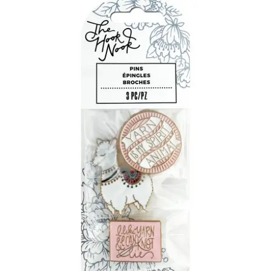 American Crafts&trade; The Hook Nook Metal Enamel Pins {1}