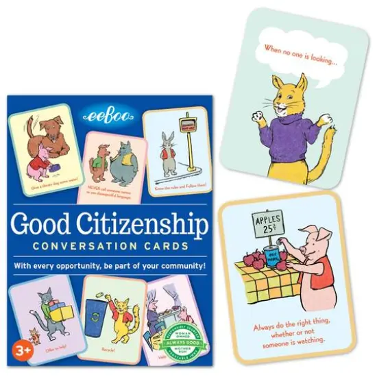 eeBoo Good Citizenship Conversation Flash Cards {4}