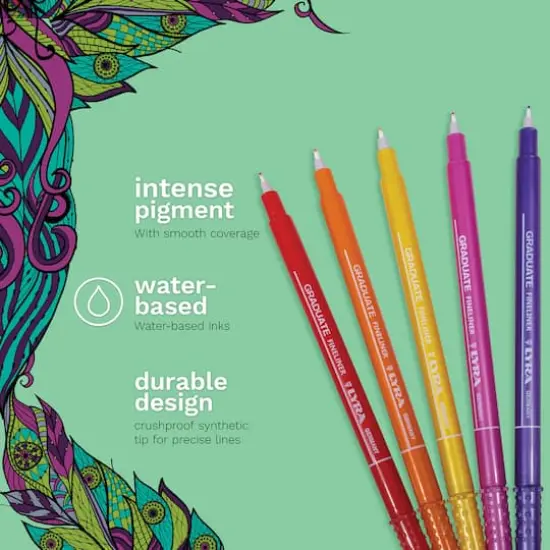 LYRA Graduate Fineliner Marker Pen Set {7}