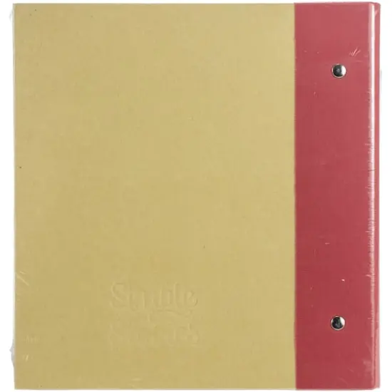 Simple Stories Sn@p!&trade; Binder, 6" x 8" Red {5}