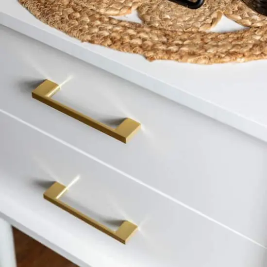 Walker Edison White Modern Nightstand {6}