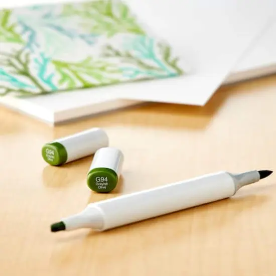 Copic&reg; Sketch Marker, Greens G94 Grayish Olive {3}
