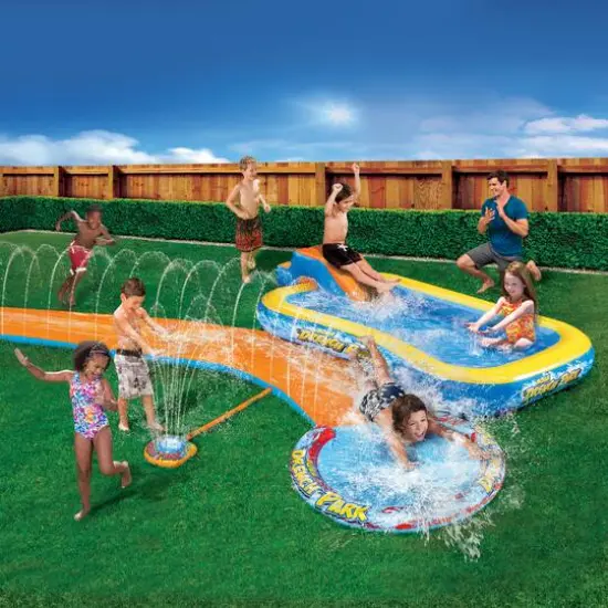 Banzai&reg; 15ft. Aqua Drench 3-in-1 Splash Park&trade; {5}