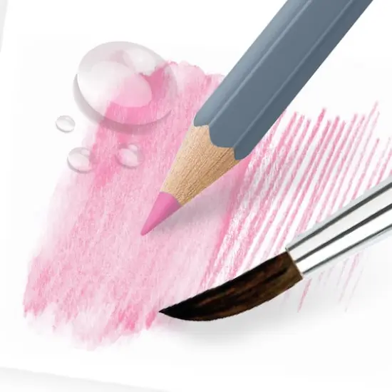 Faber-Castell&reg; Goldfaber Aqua 12 Color Pastel Watercolor Pencil Set {4}