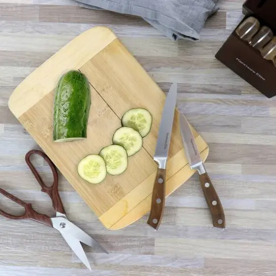 Kenmore® Elite Cooke 14-Piece Dark Brown Stainless Steel Cutlery Set {4}