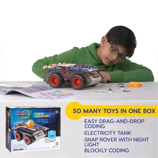 Snap Circuits&reg; Code Journey Build Your Circuit STEM Building Toy {6}