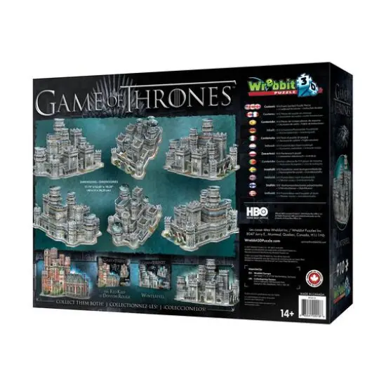 Game of Thrones - 2 3D Puzzles: The Red Keep and Winterfell: 1755 Pcs {10}