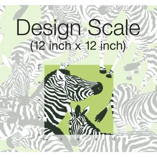 RoomMates Herd Together Peel & Stick Wallpaper Green {7}