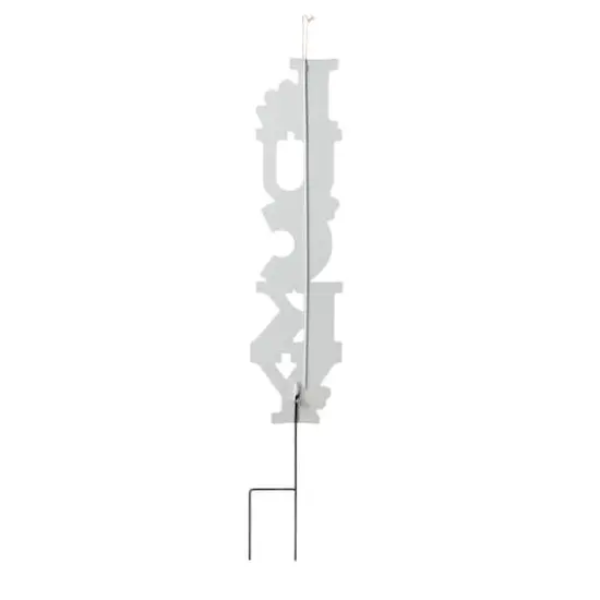 Glitzhome&reg; 42" St. Patrick's Metal LUCKY Yard Stake {6}