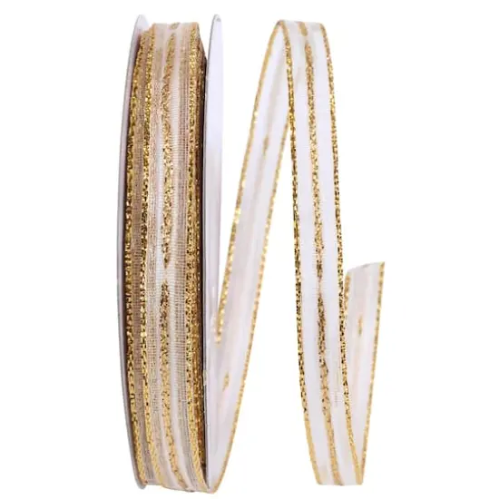 JAM Paper 3/8'' x 25yd. Sheer Pull Bow Ribbon {1}