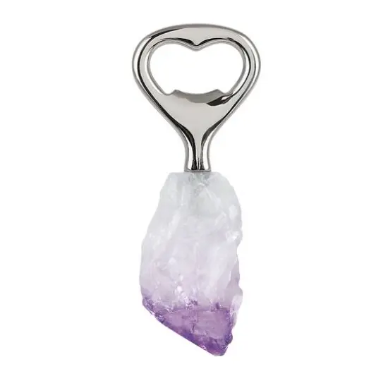 Bottle Opener with Amethyst {1}