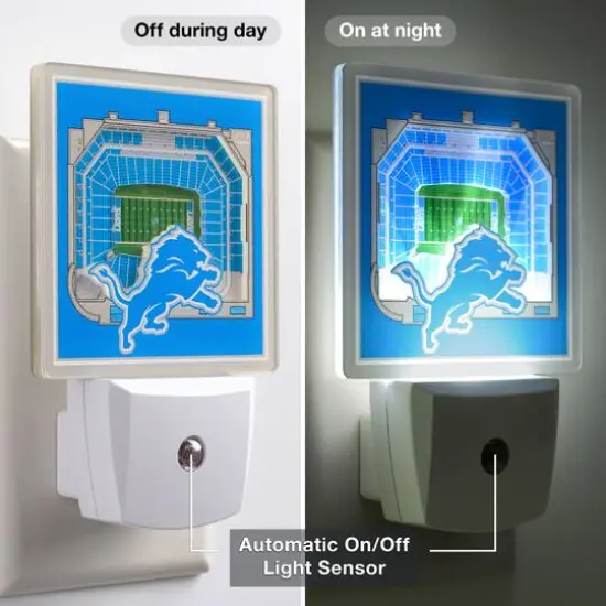 NFL StadiumView Nite Light Detroit Lions {6}