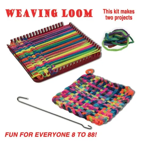 Pepperell Weaving Loom Retro Craft Kit {3}