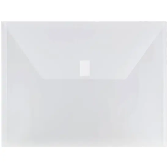 JAM Paper 9.75" x 13" Plastic Hook & Loop Closure Envelopes, 12ct. Multi {1}