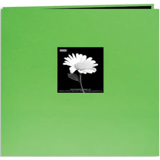Pioneer&reg; Book Cloth Cover Post Bound Album, 12" x 12" Citrus Green {1}