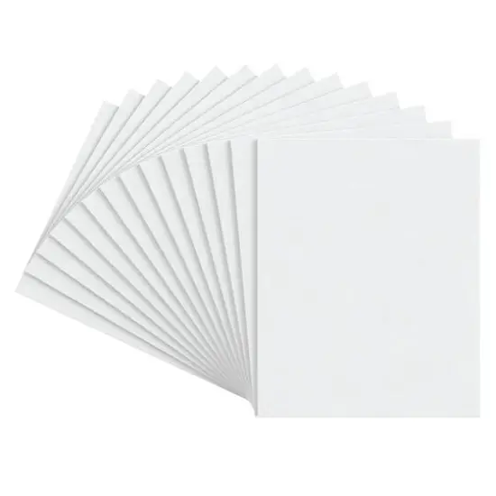 Arteza&reg; 16" x 20" White Canvas Panels, 14ct. {3}