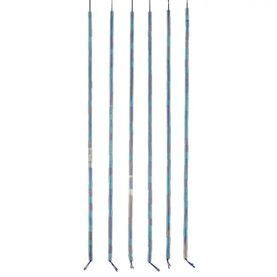 Blue Matte Glass Tube Beads, 4mm by Bead Landing&trade; {4}