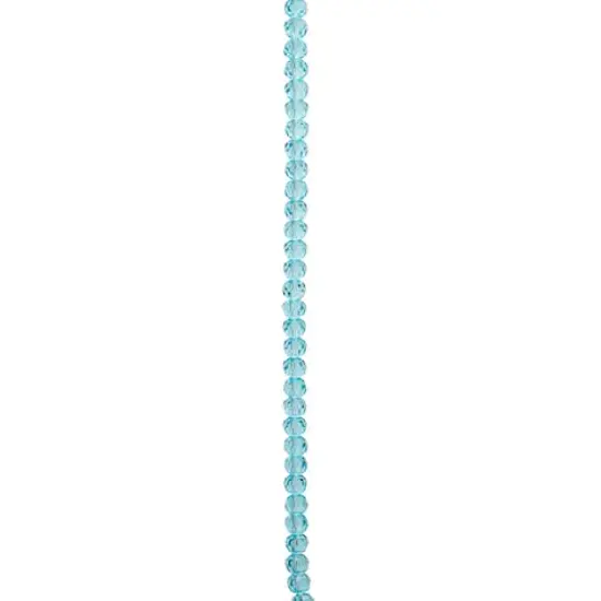 Preciosa Glass Crystal Round Beads, 4mm by Bead Landing&trade; Aqua Bohemica {4}
