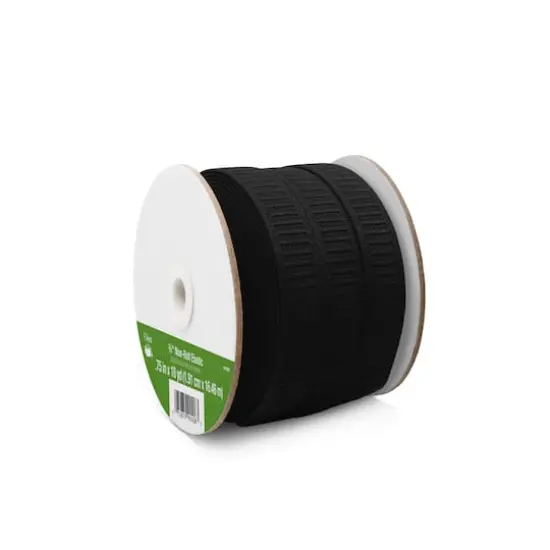 Dritz&reg; 3/4" Black Non-Roll Elastic {3}