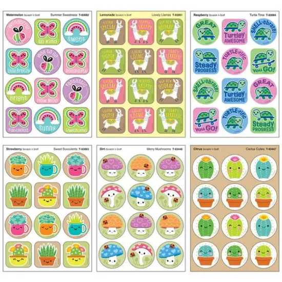 TREND Enterprises&reg; Natural Pals Scratch 'n Sniff Stinky Stickers&reg; Variety Pack, Pack of 288 {4}