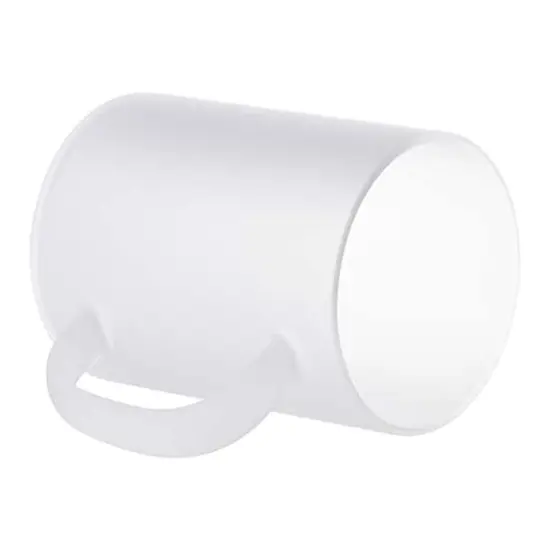 Craft Express 4ct. 15oz. Frosted White Glass Mug {3}