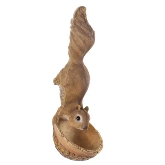 13" Scurrying Squirrel Bird Feeder {1}