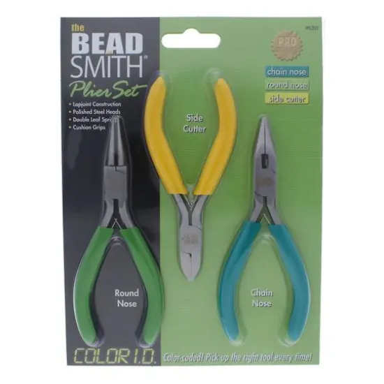 The Beadsmith&reg; Mini Color ID Plier Set {7}
