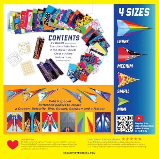 Creativity for Kids&reg; Fold & Launch Paper Airplanes {6}