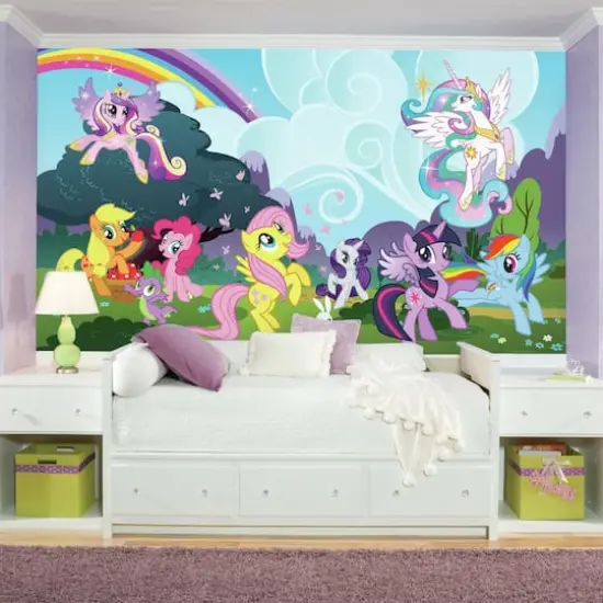 RoomMates My Little Pony XL Chair Rail Prepasted Mural {3}