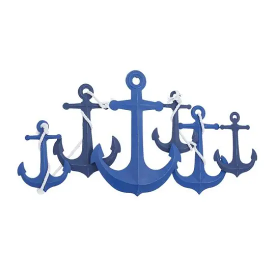 Blue Iron Coastal Wall Decor, 24" x 48" x 1" {3}