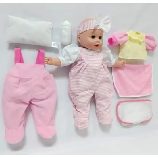 Goldberger Baby's First® Soft Baby Playset™ 16" Dress Up Baby Doll Kit {4}