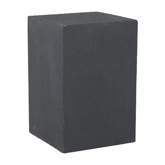 Black Contemporary Garden Stool, 17" x 17" x 24" {3}