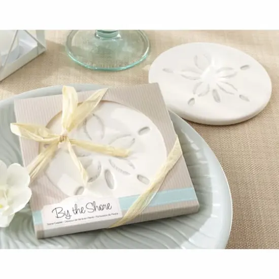 Kate Aspen&reg; "By the Shore" Sand Dollar Coaster, 4ct. {4}