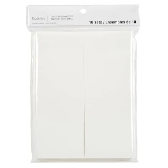 Ivory Gatefold Cards & Envelopes by Recollections™, 5" x 7" {1}