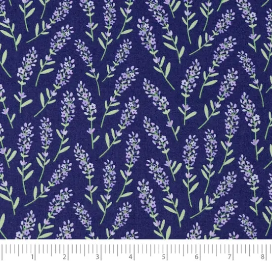 SINGER Purple Floral Field 100% Cotton 5 Piece Bundle {6}