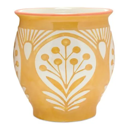 7" Decorative Ceramic Pot Set {4}