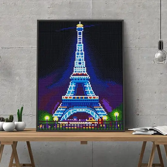 Sparkly Selections Eiffel Tower Glow in the Dark Diamond Art Kit {1}