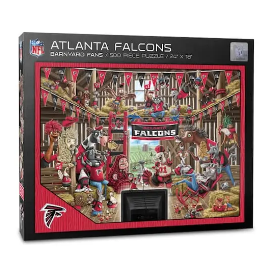NFL Barnyard Fans 500 Piece Puzzle Atlanta Falcons {1}