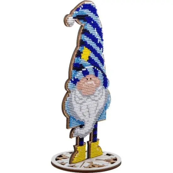Wonderland Crafts Gnome Bead Embroidery on Wood Kit {6}