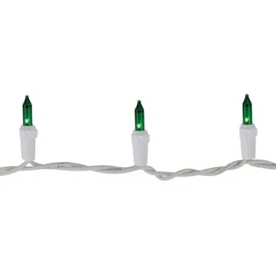 35ct. Mini Christmas Light Set Green {8}