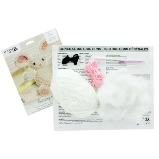 Leisure Arts&reg; Make A Little Friend Bunny Kit {4}